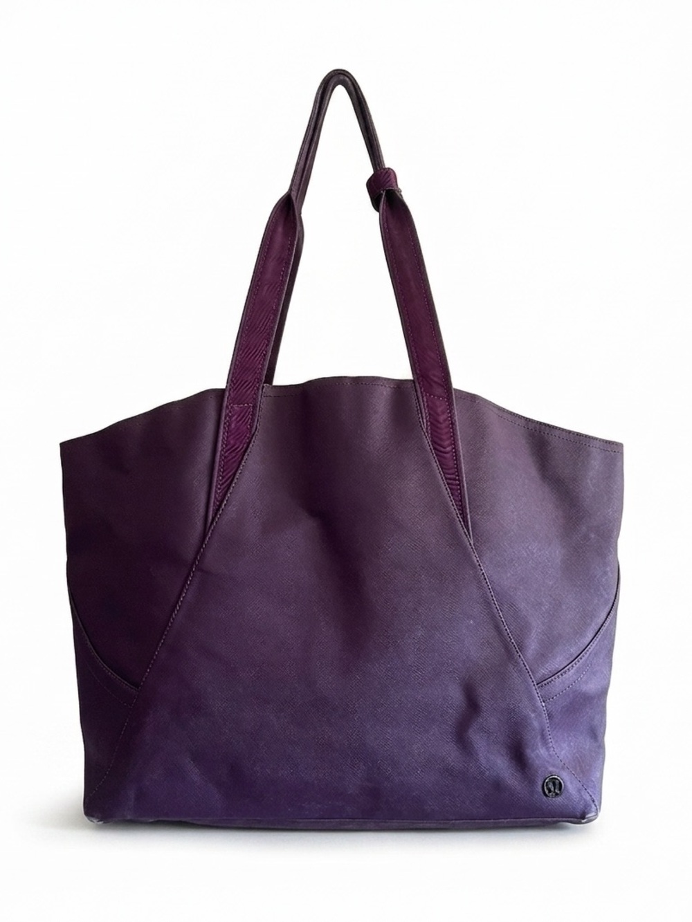 lululemon athletica Purple Leather-Look Tote Bag – GUC *Flaw